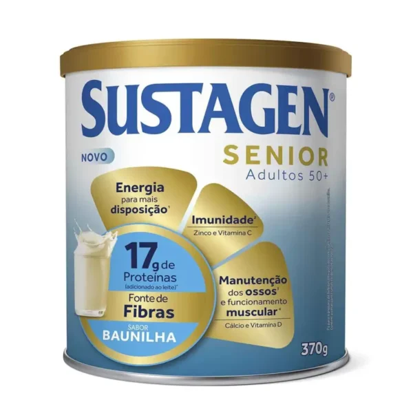 Complemento Alimentar Sustagen Senior Adultos 50+ Baunilha 370g