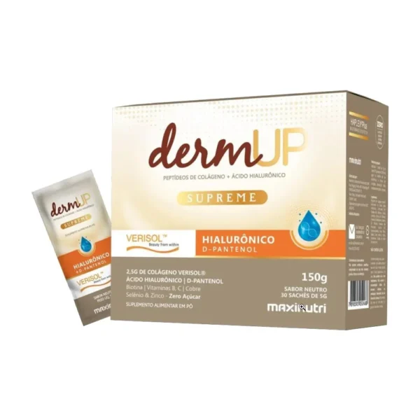 Dermup Verisol Acido Hialuronico D-pantenol Sachê Maxinutri
