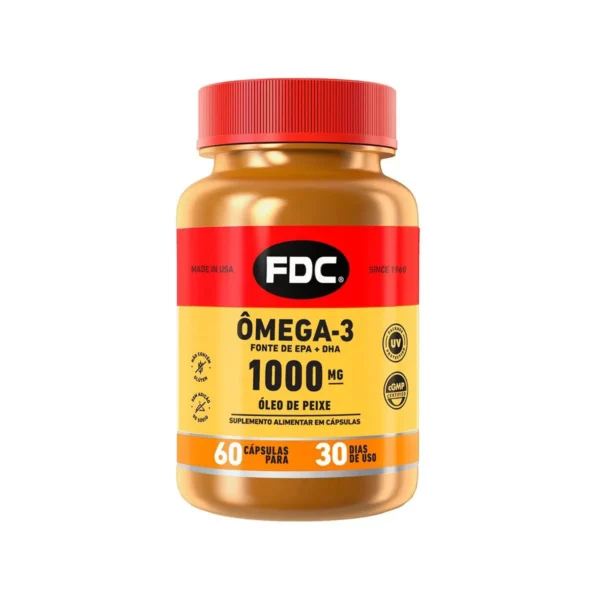 Ômega 3 FDC 1000mg 60 cápsulas
