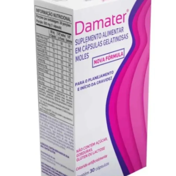 Suplemento Alimentar Damater 30Cps