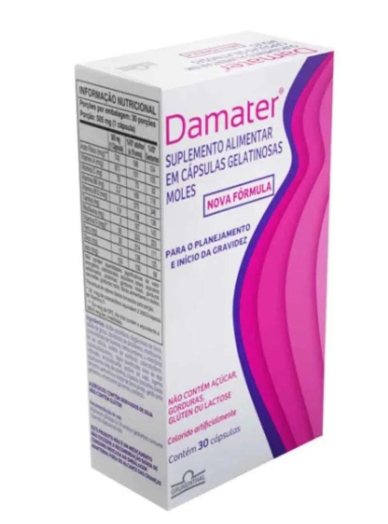 Suplemento Alimentar Damater 30Cps
